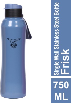 EAGLE Frisk Single Wall Stainless Steel for Office Home 750 ml Bottle(Pack of 1, Blue, Steel)