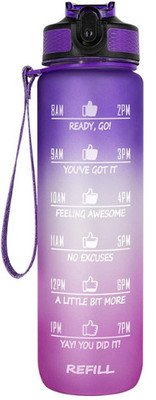 NL Traders 1000 ml Plastic Bottle(Pack of 1, Multicolor)