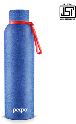 pexpo 1000 ml Steel Flask(Pack of 1, Blue)