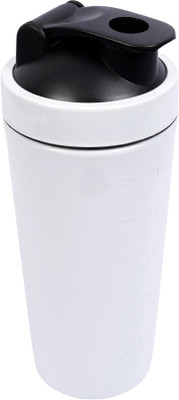 Raw Element 800 ml Steel Shaker(Pack of 1, White)