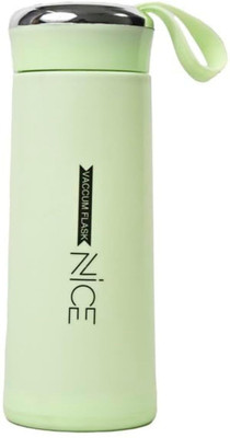 AtwoZDesign 400 ml Plastic, Glass Bottle(Pack of 1, Green)