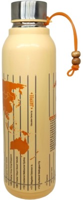 shoppersmart Jaypee Plus Time Zone Insulated Bottle 700 ml Bottle(Pack of 1, Yellow, Steel)