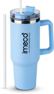 IMECO 850 ml Steel Sipper(Pack of 1, Blue)