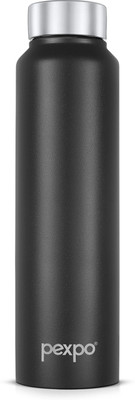 pexpo 950 ml Steel Bottle(Pack of 1, Black)