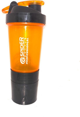 mguniversal 500 ml Plastic Shaker(Pack of 1, Orange)