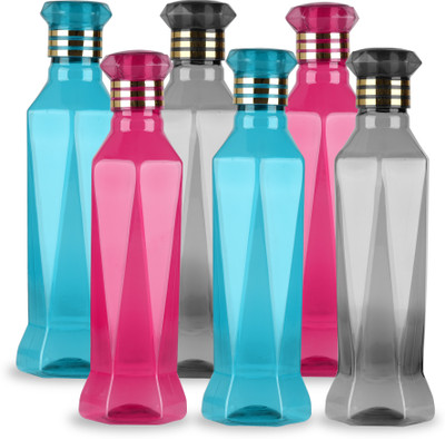 THE Impala 1000 ml Plastic Bottle(Pack of 6, Multicolor)