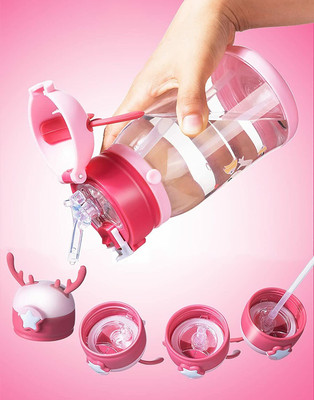 FAAS 600 ml Plastic Sipper(Pack of 1, Multicolor)