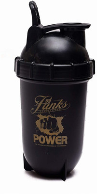 IRIS 530 ml Plastic Shaker(Pack of 1, Black)