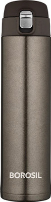 BOROSIL 500 ml Steel Flask(Pack of 1, Brown)