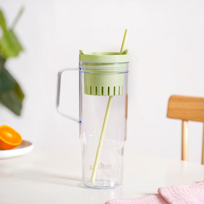 Nestasia 1300 ml Silicone Bottle(Pack of 1, Light Green, Clear)