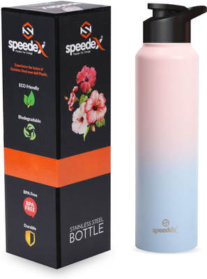 SPEEDEX Stainless Steel Sports Water Bottle for Gym Park Cycling Yoga office Men Women 1000 ml Bottle(Pack of 1, Multicolor, Steel)