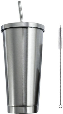 NYRWANA DELIVERING SMILES IN INIDA 500 ml Steel Shaker(Pack of 1, Silver)