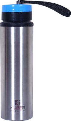 KUBER INDUSTRIES 750 ml Steel Bottle(Pack of 1, Silver)