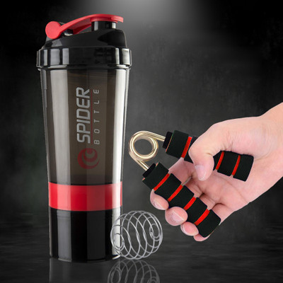 TRUE INDIAN 500 ml Tritan Shaker(Pack of 2, Red)