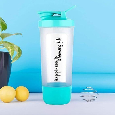 AWARANSIA 600 ml Plastic Shaker(Pack of 1, Multicolor)