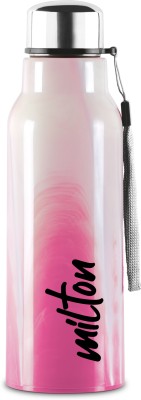 MILTON Steel Marble 900 Insulated Inner Stainless Steel Bottle, Light Pink 630 ml Bottle(Pack of 1, Pink, Steel, Plastic)