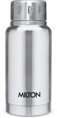 MILTON 160 ml Steel Flask(Pack of 1, Silver)