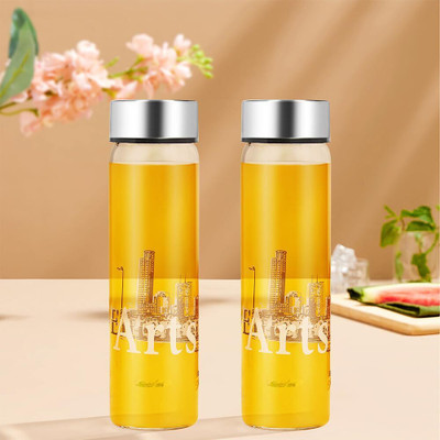 BOROSIL 550 ml Glass Bottle(Pack of 2, Clear)