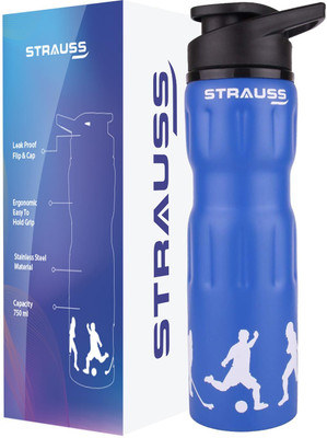 Strauss 750 ml Steel Sipper(Pack of 1, Blue)