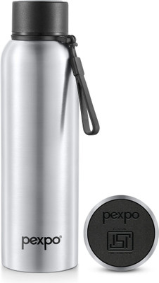 pexpo 1000 ml Steel Flask(Pack of 1, Silver)