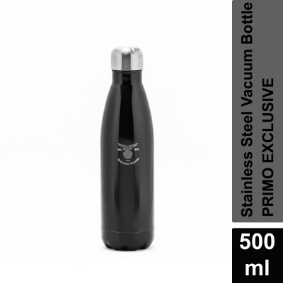 EAGLE Primo Exclusive Stainless Steel Vacuum Double Wall Hot & Cold Bottle 500 ml Flask(Pack of 1, Black, Steel)
