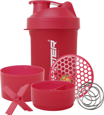 SHIFTER 500 ml Plastic Shaker(Pack of 1, Red)