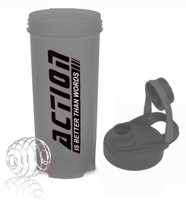 TRUE INDIAN 700 ml Plastic Shaker(Pack of 1, Grey)