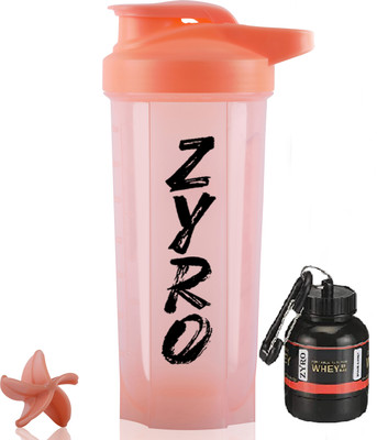 ZYRO 750 ml Plastic Shaker(Pack of 2, Blue)