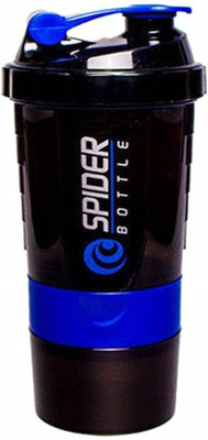 Da Novira 500 ml Plastic Shaker(Pack of 1, Blue)