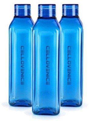 cello Exclusive Edition Plastic Water Bottle 1000 ml Bottle(Pack of 3, Blue, PET)