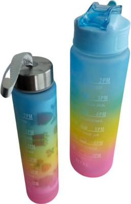 NEYU 1 ml Tritan Sipper(Pack of 2, Multicolor)