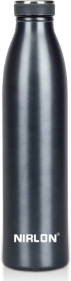 NIRLON Stainless Steel Double Wall Vacuum Insulated Water Bottle 750 ml Bottle(Pack of 1, Black, Steel)