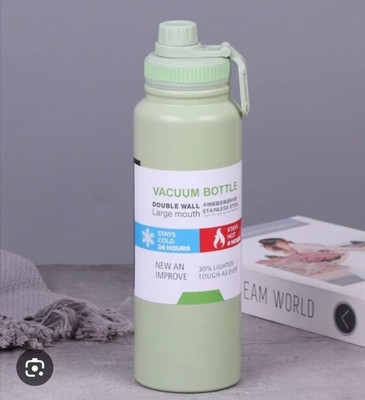 O S 1000 ml Steel Bottle(Pack of 1, Green)