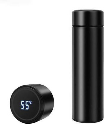 IMHT 1000 ml Steel Bottle(Pack of 1, Black)
