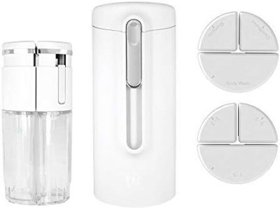 SOCHEP Travel Bottle Luxury Edition TIC SHOWER BOTTLE COMBO V2.0 (Shower Combo Set) 100 ml Bottle(Pack of 1, White, Plastic)