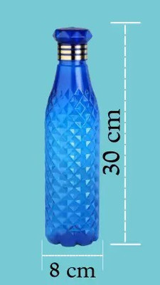 AneriDEALS 1000 ml Plastic Bottle(Pack of 1, Blue)