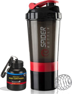 TRUE INDIAN 500 ml Tritan Shaker(Pack of 2, Green, Black)