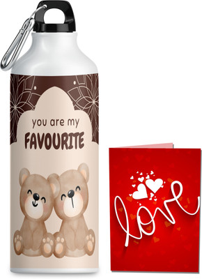 DojaBeauty 600 ml Aluminium Sipper(Pack of 1, Brown)