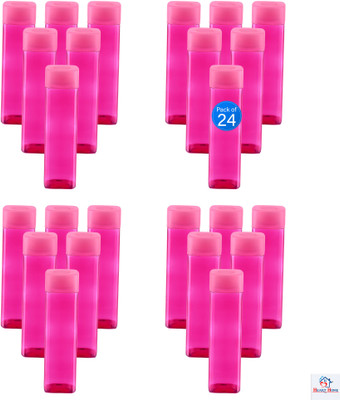 Heart Home 1000 ml Plastic Bottle(Pack of 24, Pink)