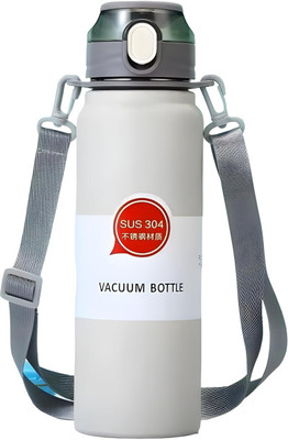 3D METRO SUPER STORE 600 ml Steel Flask(Pack of 1, White)