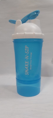 MLC 500 ml Plastic Shaker(Pack of 1, Blue)