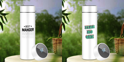 Giftsland 500 ml Steel Flask(Pack of 2, Multicolor)