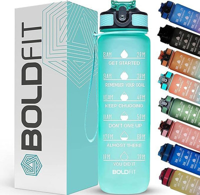 BOLDFIT 1000 ml Plastic Shaker(Pack of 1, Green)