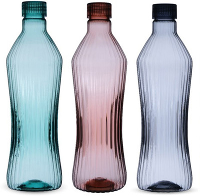 Randal 1000 ml Plastic Bottle(Pack of 3, Multicolor)