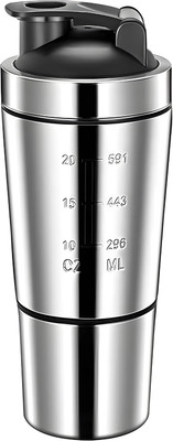 MozFit 750 ml Steel Shaker(Pack of 1, Silver)