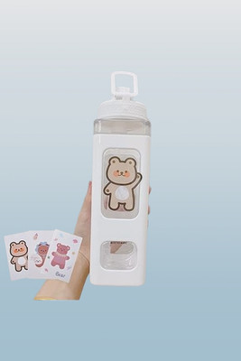 DEVHEART 100 ml Plastic Sipper(Pack of 1, White)