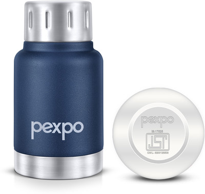 pexpo 160 ml Steel Flask(Pack of 1, Blue)
