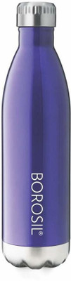 BOROSIL 500 ml Steel Flask(Pack of 1, Blue)