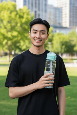 PRB 900 ml Plastic Sipper(Pack of 1, Green)