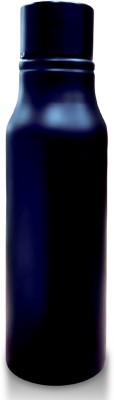NIRLON Water Bottle Inner Stainless Steel, Outer Plastic, Leakproof, Single Wall 1 Pc 750 ml Bottle(Pack of 1, Black, Steel)